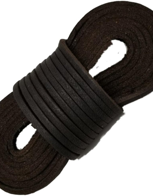 Load image into Gallery viewer, Leather Boot Laces|1/8 Inch Thick 72 Inches Long|2 Leather Strips [1 Pair]
