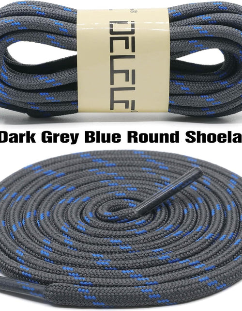 Load image into Gallery viewer, 2 Pair Work Boot Laces Outdoor Mountaineering Hiking Walking Shoelaces
